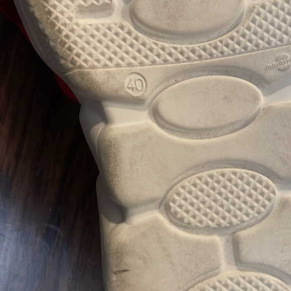 Revolve VIVETTA Red satin Bow chunky Sandals 40 9 - Picture 15 of 15